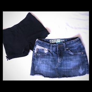 Roxy Girls skirt with Cartwheel shorts